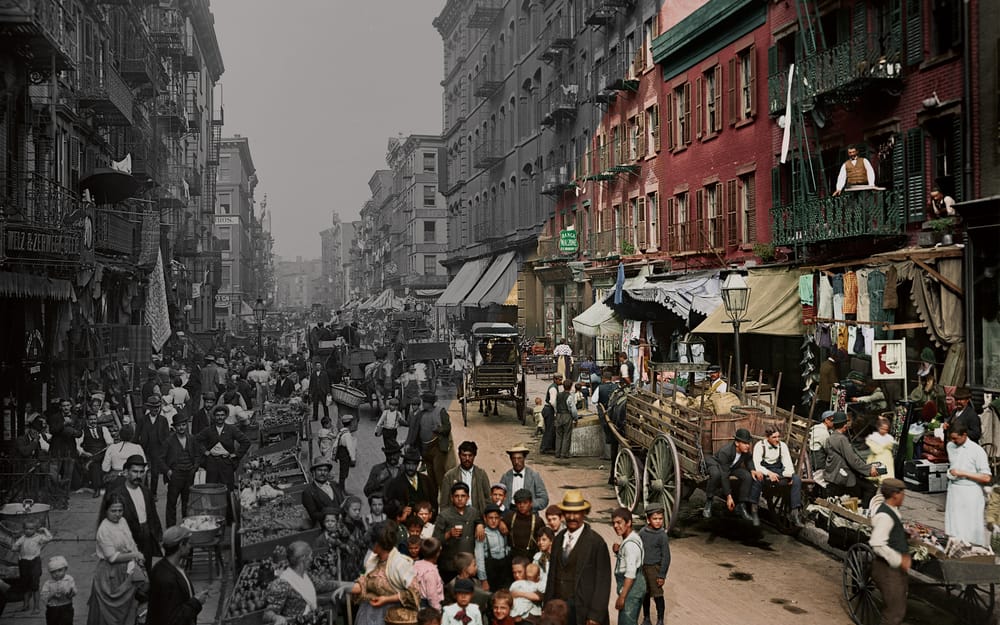 1900: Mulberry Street, New York post image