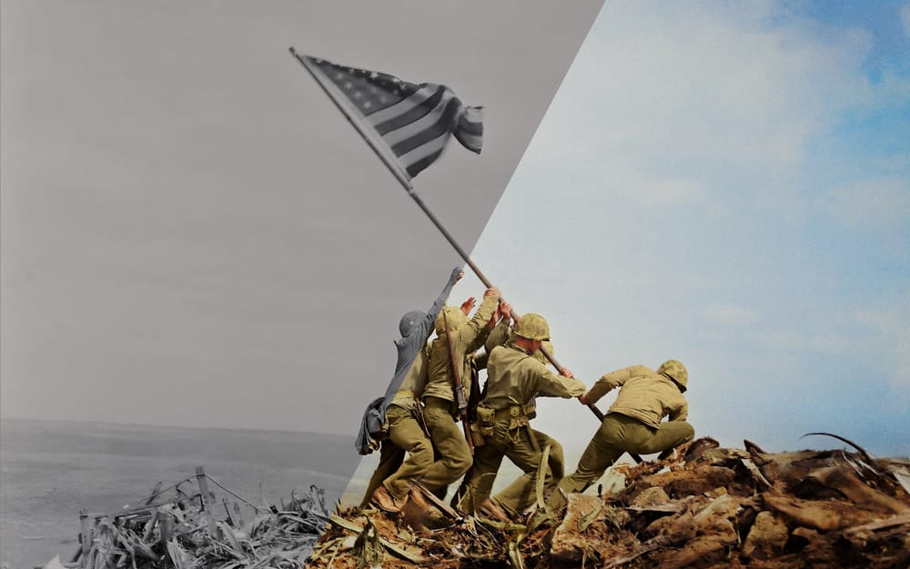 1945: Raising the Flag on Iwo Jima post image