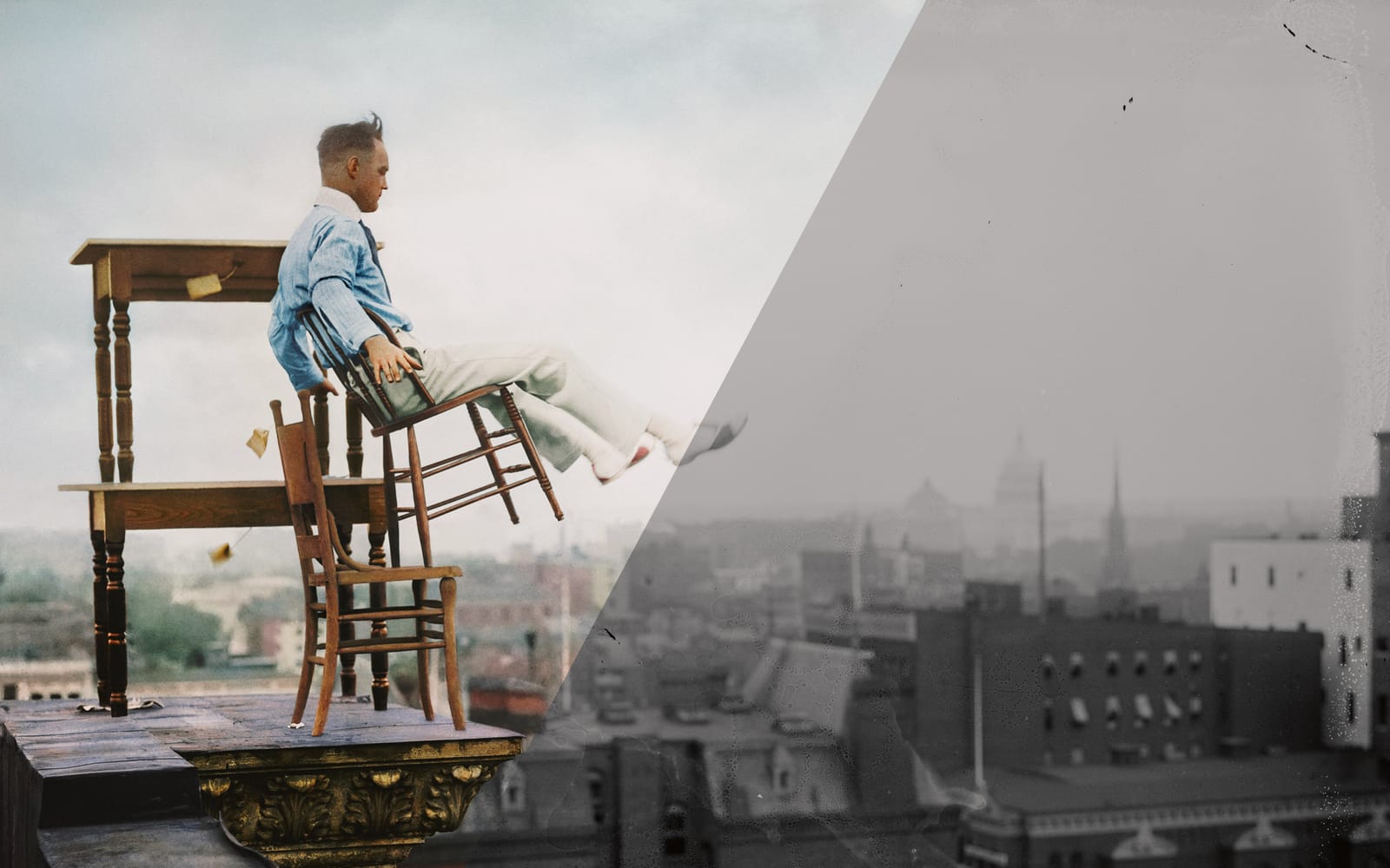 1917: Johnny Reynolds, 'Human Fly', Thrills Crowd post image