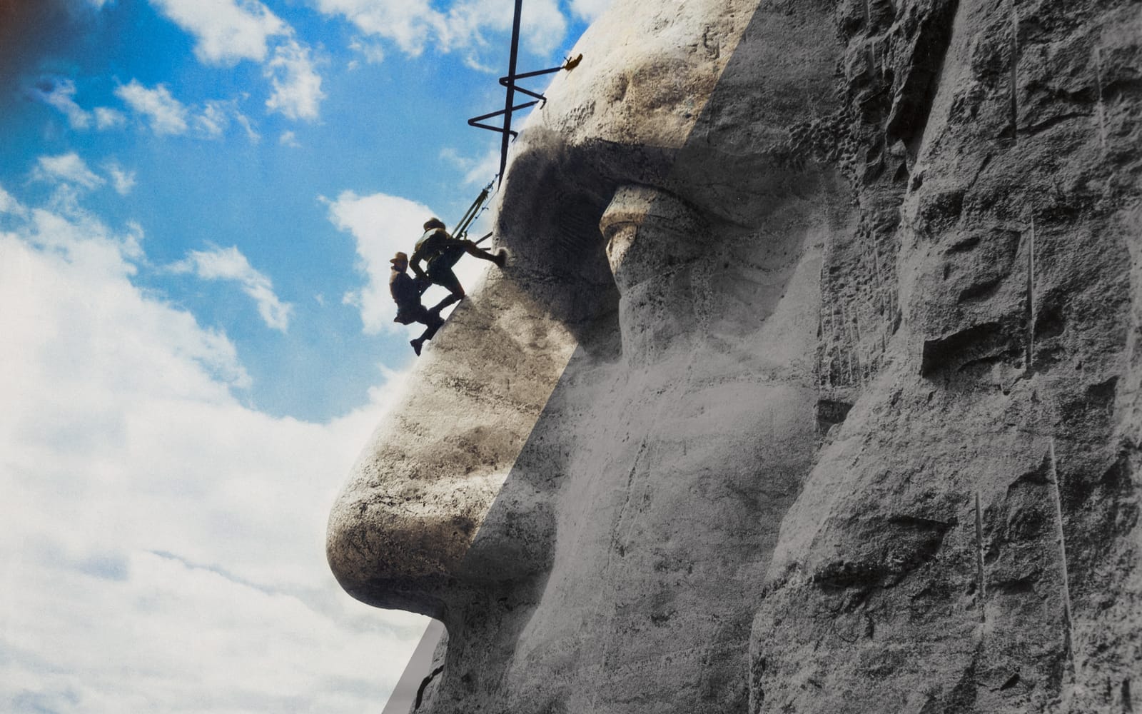 1932: Mount Rushmore Under Construction post image